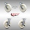 Service Caster 8 Inch Stainless Steel Nylon Caster Set with Roll Bearings 2 Swivel Lock 2 Brake SCC-SS30S820-NYR-BSL-2-TLB-2 - alternate 3